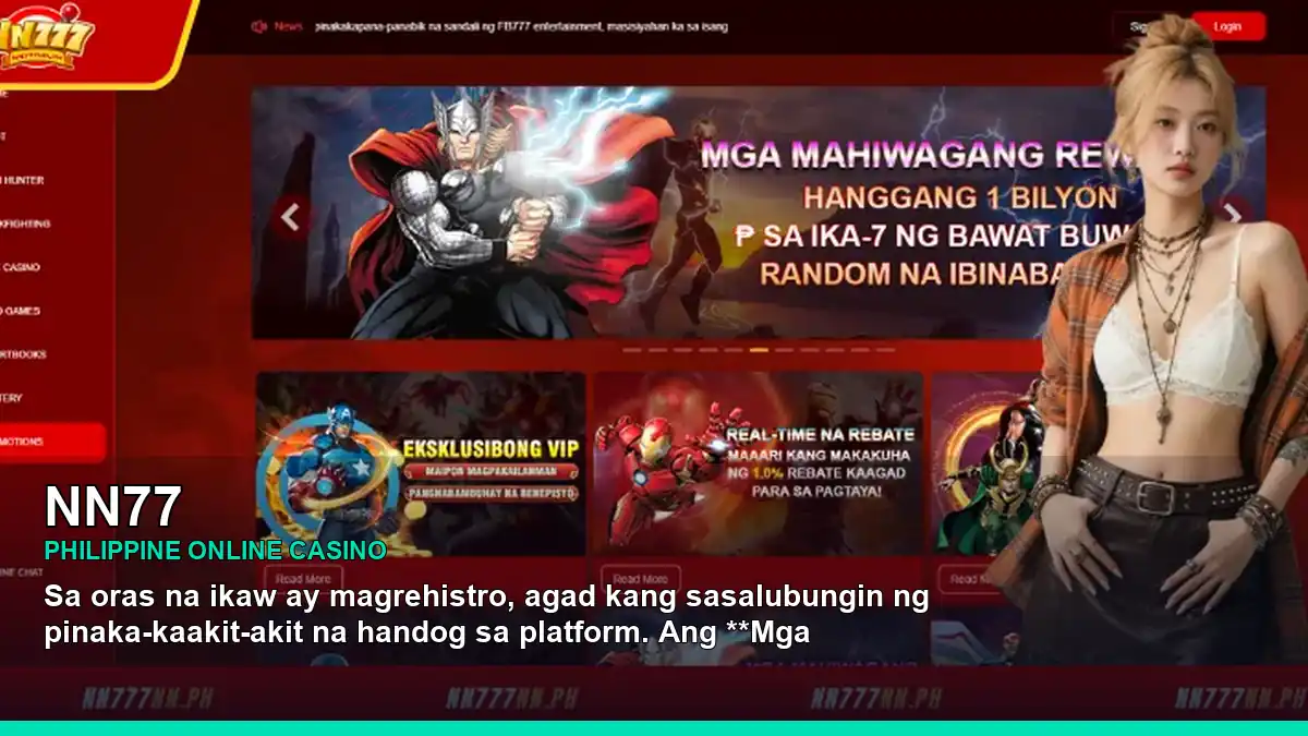 NN77 online casino and slot games for Philippine players